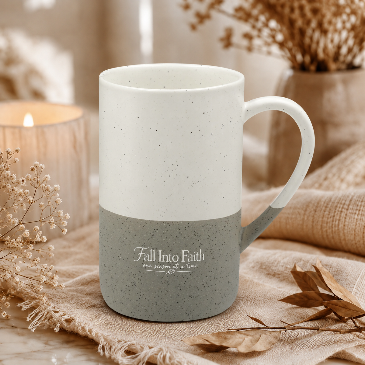 Fall Into Faith Speckled Ceramic Mug