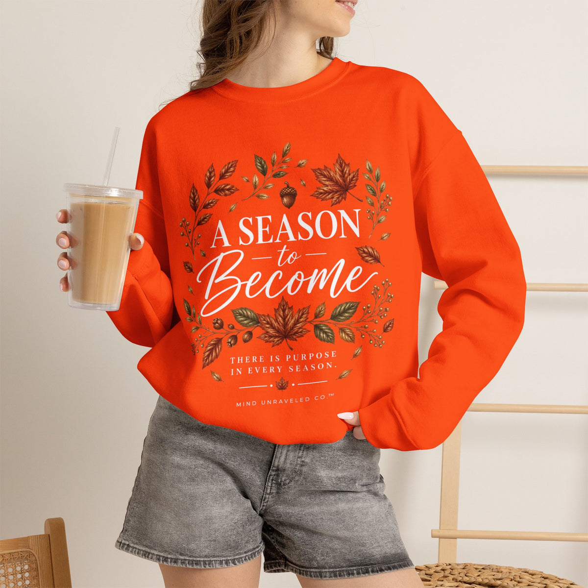 "A Season to Become" Cozy Crewneck