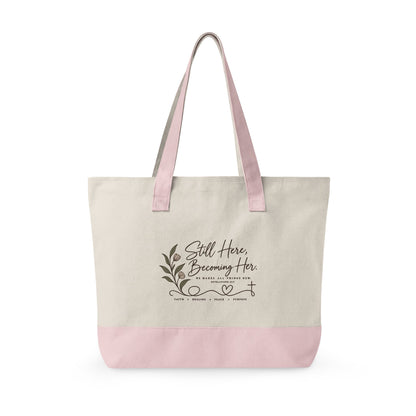 Mind Unraveled Zipper Canvas Tote