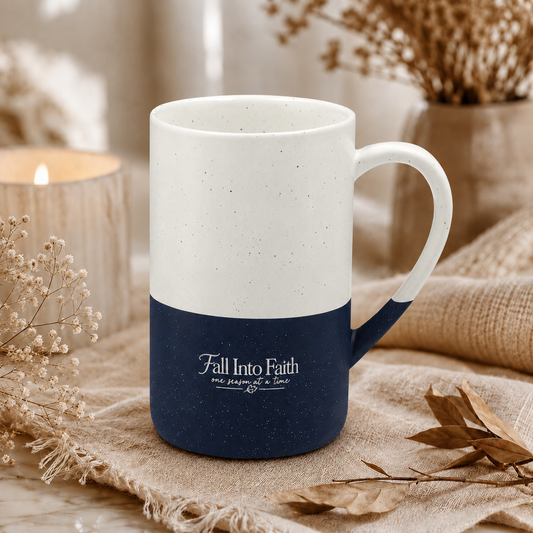 Fall Into Faith Speckled Ceramic Mug
